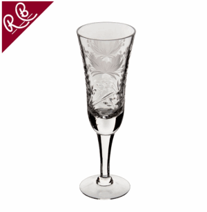 ROYAL BRIERLEY HONEYSUCKLE CHAMPAGNE FLUTE GLASS